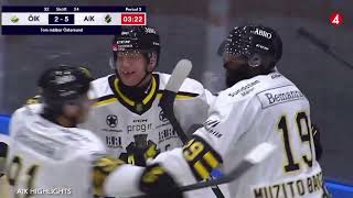 Östersunds IK  AIK  Hockeyallsvenskan 202324 omgång 13 [upl. by Noiram]