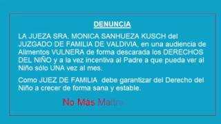 Denuncia  JUEZA DE FAMILIA vulnera los DERECHOS DEL NIÑO [upl. by Akemot]