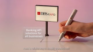 Power up your business with APIs using DBS RAPID [upl. by Leverick330]