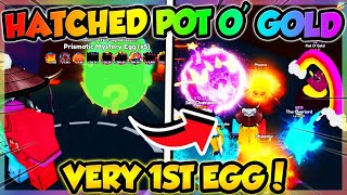 I HATCHED POT O GOLD SECRET IN 1 EGG Pet Catchers Roblox [upl. by Cinda]