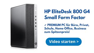 HP EliteDesk 800 G4 Small Form Factor [upl. by Lleuqar]