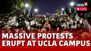 LIVE  ProPalestinian Protests Storm UCLA’s Campus Again  UCLA ProPalestine Protests News  N18L [upl. by Battat]