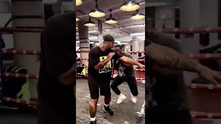 Footage of deji training for his next fight on misfitsboxing🥊dejimisfitsboxingksishorts [upl. by Netram]