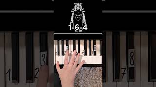 Hopes and Dreams Undertale Piano Tutorial shorts [upl. by Ursel638]