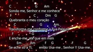 Sonda me  Aline Barros  Cifra e Letra [upl. by Darb204]