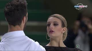 Gabriella Papadakis Guillaume Cizeron  20141121  Trophée Eric Bompard  Short Dance [upl. by Ekrub]