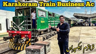 Karakoram Express Business Class Ac Sleeper Railway Station eatanddiscover [upl. by Anig131]