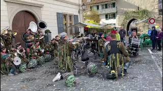 Guggenmusik 11112023 1111 Uhr in Bischofszell mit Gugge Näbehusaren Bischofszell [upl. by Narak912]