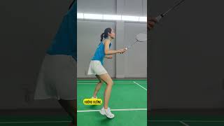 Hướng chân đúng để tạo lực caulongyb badminton caulong tapcaulong caulongvietnam [upl. by Quirk]