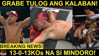 BREAKING Mindoro PINATULOG ang Kalaban sa Amerika  13013KOs na KNOCKOUT Round 3 [upl. by Kei]