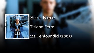 Tiziano Ferro  Sere Nere  Letra Italiano  Español [upl. by Roeser488]