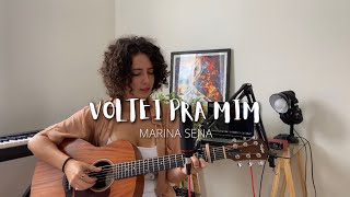 VOLTEI PRA MIM  Marina Sena Cover de AMARINA [upl. by Enyamert]