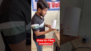 Airtel Xstream Airfiber Installation  Airtel Airfiber  Airtel Airfiber Speed Test  Airfiber plan [upl. by Annhej]