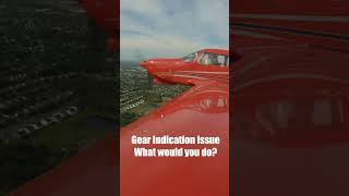 Gear Indicator Issue • What would you do pilotstuff flightschool aviation professionalpilot [upl. by Aaron574]