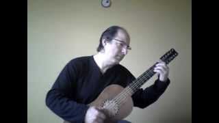 Luc Aboulkheir guitare baroque joue Bartolotti 16151685 [upl. by Annairam]