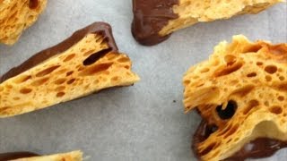 HOW TO MAKE HONEYCOMB SEAFOAM candy recipe by How To Cook That Ann Reardon [upl. by Omrelliug997]