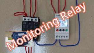 3 phase monitoring relay phase failure amp sequence test [upl. by Atihana]