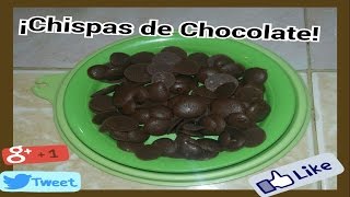 ¡Cómo Hacer Chispas De Chocolate FACIL  El Canal De Ale [upl. by Catlaina985]