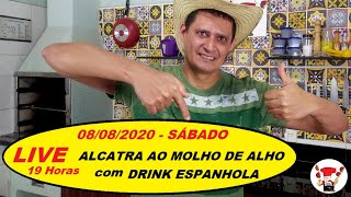 Alcatra ao molho de alho e drink espanhola [upl. by Edlitam]