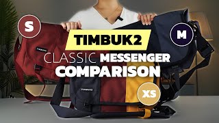 Ultimate Timbuk2 Classic Messenger Comparison  Oribags [upl. by Annuahs337]