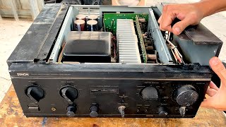 Restoration integrated stereo amplifier DENON  Restore details of each step [upl. by Harriette]