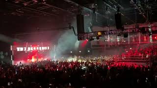 The Bloodline Entrance  WWE Live in Cardiff October 2024 [upl. by Ynnel]