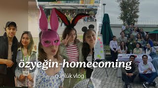 özyeğin üniversitesi HOMECOMING vlog 7 [upl. by Atsuj]