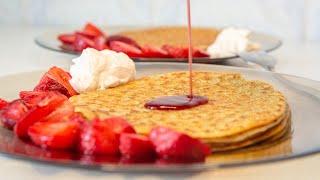 Recette de Crêpes moelleuses facile et rapide pour les débutants  Étape par Etape [upl. by Mariele]