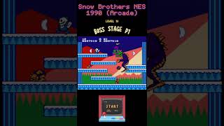 Snow Brothers NES 1990 Arcade LEVEL 10 Part 1 [upl. by Cence]