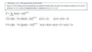 Exercice  Décomposition de Dunford [upl. by Alya]