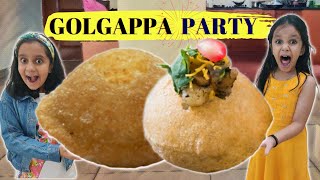 GOLGAPPA Challenge  गोलगप्पा पार्टी funny Kids [upl. by Mart]