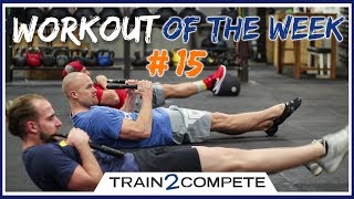 ENORME RENFO DES ABDOS POUR LE CROSSFIT   Workout Of The Week 15 [upl. by Anaujik]