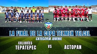 Tepatepec Vs Actopan primer tiempo Final de la copa telmex telcel categoría juvenil [upl. by Hgielrebmik]