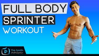 Full Body Workout For Sprinters  No Equipment Dryland [upl. by Kim]