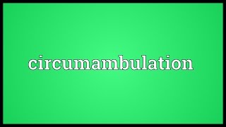 Circumambulation Meaning [upl. by Femmine848]