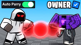 AUTOPARRY Vs OWNER In Roblox Blade Ball [upl. by Anawt]