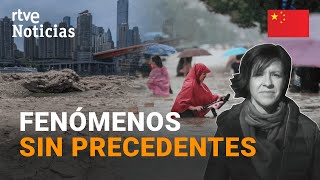 CHINA El país afronta la SEQUÍA EXTREMA en el SUR e INUNDACIONES MORTALES en el NOROESTE  RTVE [upl. by Reywas316]