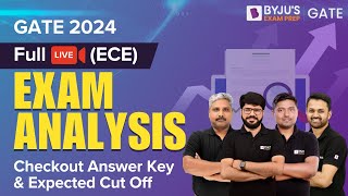 GATE 2024 ECE  Exam Analysis and Detailed Solution  BYJUS GATE [upl. by Pelmas]