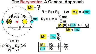 Astrophysics Binary Star System 8 of 40 The Barycenter A General Approach [upl. by Ellynad]