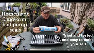 Make Your Own 22mm LUGWORM Bait Pump Seals Like a Pro [upl. by Sapphera487]