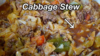 One of My Favorite Meals Reinvented Smothered Cabbage amp Ground Beef Recipe [upl. by Pierre]