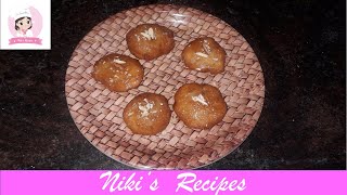 Badhusha recipe in tamil  Easy sweet recipe  Nikis Recipes [upl. by See252]