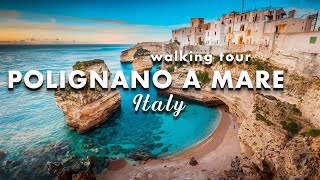 POLIGNANO A MARE 🇮🇹 ITALY 🇮🇹 PUGLIA 🇮🇹 WALKING TOUR 4K [upl. by Hirasuna]