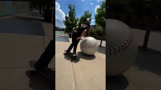 SKATEBOARD BASEBALL SLALOM [upl. by Dolan]