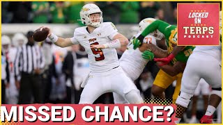 Maryland football Missed an OPPORTUNITY against NUMBER 1 Oregon  Maryland Terps Podcast [upl. by Lalaj]