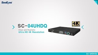 ENG SUB SeeEyes SC04UHDQ  UHD Quad Splitter [upl. by Anaele663]