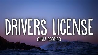 Olivia Rodrigo  drivers license Lyrics [upl. by Jada489]