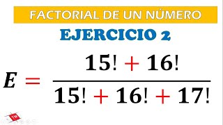 EJERCICIO 2  FACTORIAL [upl. by Ateuqram]