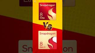 Snapdragon 8 Elite ⚡ VS Snapdragon 8 Gen 3 🔥smartphone [upl. by Alihs]