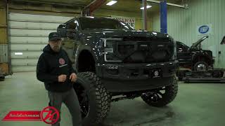 Kelderman 2021 Ford F250 Walkaround  12quot Air Suspension Lift Kit 28quot RBP Wheels 42quot Fury Tires [upl. by Tahp]